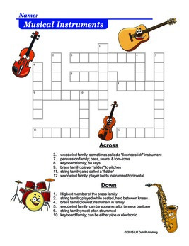 instrument in electronic music crossword
